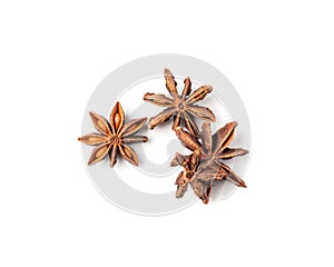 Star Anise Isolated, Illicium Spice, Badiane, Dry Anise