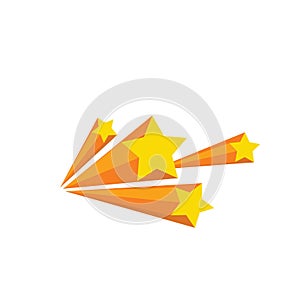 Star Background Template vector illustration