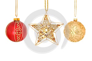 Star and baubles