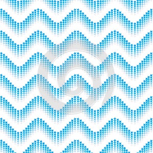 Star chervon line wave symmetry seamless pattern