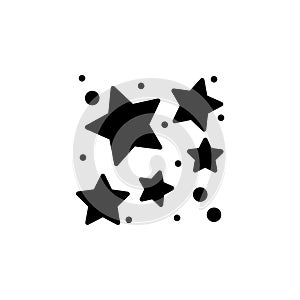 Star cluster icon vector. star cluster simple sign