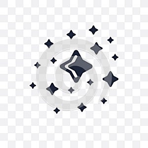 Star Cluster transparent icon. Star Cluster symbol design from A