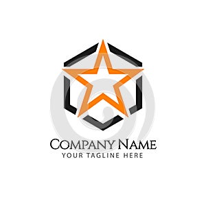 Star Company Logo Vector Template Design Illustration