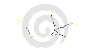 Star Constellation Astronomy Vector Icon, vector design Generative AI