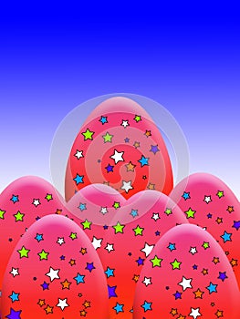 Star Covered Eggs