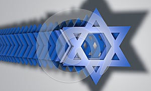 Star of David in 3D