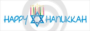 Star of David and Menorah for Hanukkah