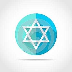 Star of David. Vector illustration.