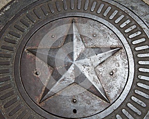 Star design in metal