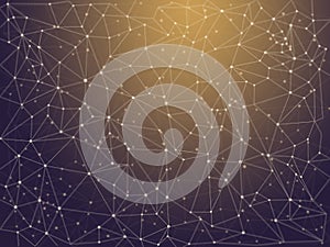 Star dots - web connection - Internet Network - business connection