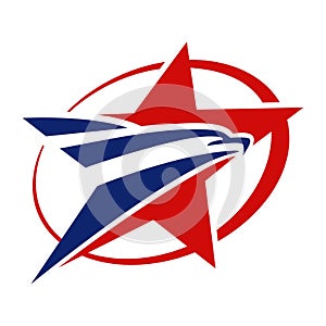 Star Eagle elipse icon photo