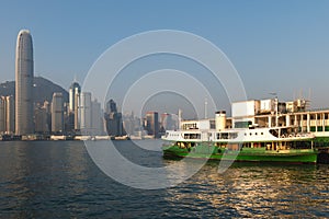 Star ferry peir at Tsim Sha Tsui, Kowloon, Hong Kong