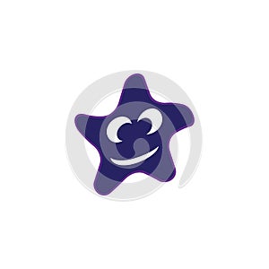 Star Fish Logo Template vector