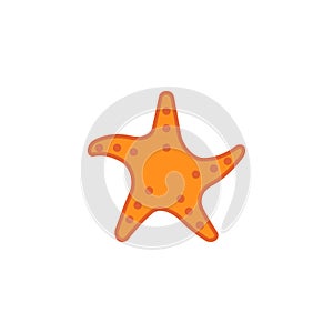 Star Fish Logo Template vector