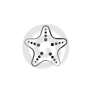 Star Fish Logo Template vector