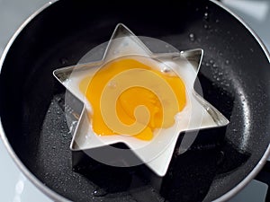 Star fried egg