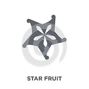 Star fruit icon from Fruit and vegetables collection.