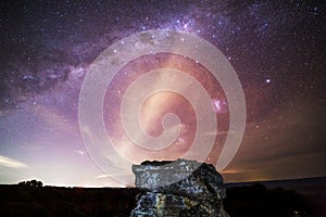 Star galaxies above the Blue Mountains escarpment