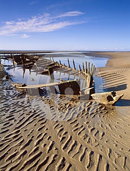 Star of Hope, bow. Shipwreck 1883, Southport