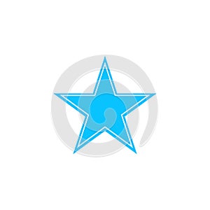 Star icon flat