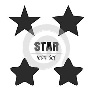 Star icon set