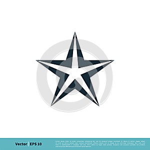 Star Icon Vector Logo Template Illustration Design. Vector EPS 10