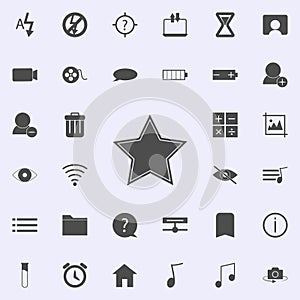 star icon. web icons universal set for web and mobile