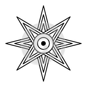 Star of Ishtar or Inanna, also known as the Star of Venus photo
