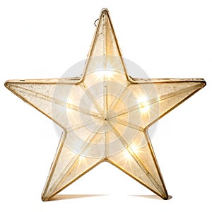 Star isolated on white background