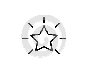 Star line icon