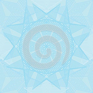 Star line pastel blue seamless pattern