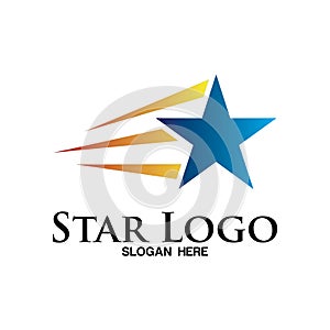 Star Logo design Template. Vector illustration.