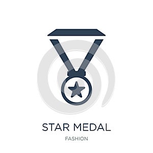 star medal icon in trendy design style. star medal icon isolated on white background. star medal vector icon simple and modern