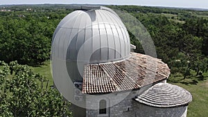 Star observatory and metal dome, Tican - Visnjan, Istria, Croatia