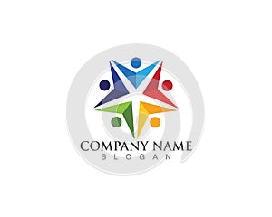 Star people community logo design