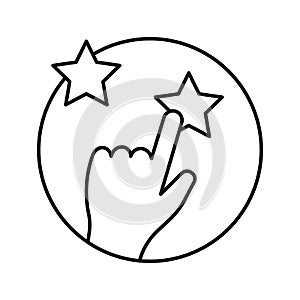 Star rating Isolated Vector icon which can easily modify or edit