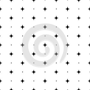 Star seamless pattern. Repeating geometric stars background. Repeated shiny design for prints. Cute shiny lattice. Repeat blink