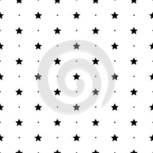 Star seamless pattern. Repeating geometric stars background. Repeated shiny prints. Cute repeat blink. Sparks wallpaper. Sparkle