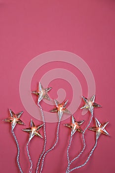 Star shaped Christmas lights