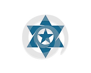 star sherif vector icon template