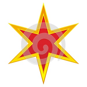 Star, starburst, sunburst graphic. Starlet icon series photo