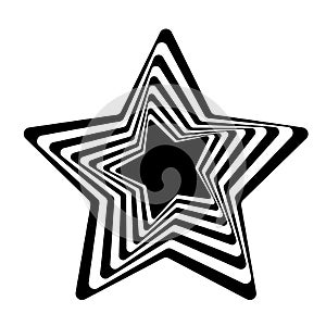 Star, starlet icon, symbol. Reward, top quality, stellar vector design elements series