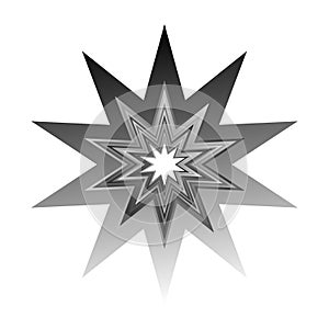 Star, starlet shape, element vector