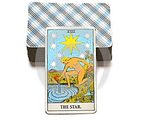 The Star Tarot Card Hope, happiness, opportunities, optimism, renewal, spirituality