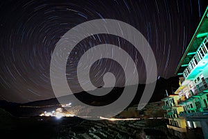 Star Trail Madness In The Himalayas