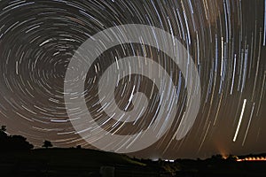 Star Trail from New Zealand, Whangarei