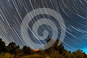 Star trails