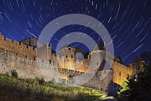 Star Trails - Carcassonne - France