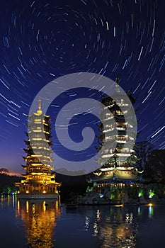 Star Trails - Guilin - China