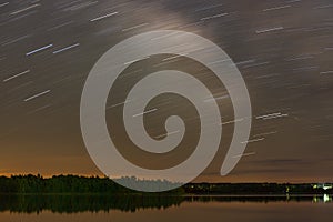 Star Trails over Manitoulin Island, Ontario